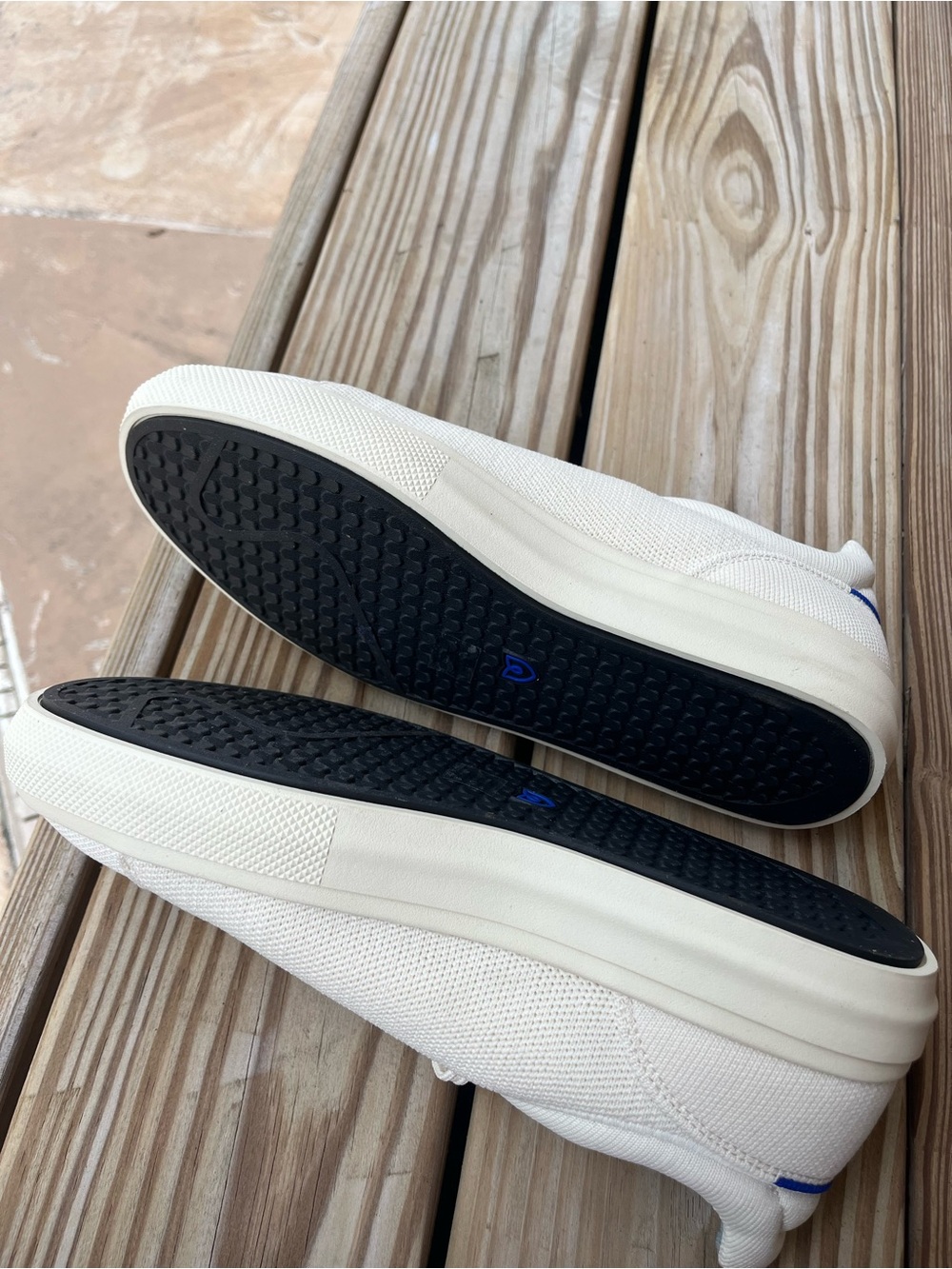 Rothy's RS02 Bone Low-Top Canvas Sneakers - Picture 3 of 7